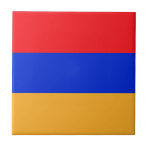Armenien-Flagge Fliese