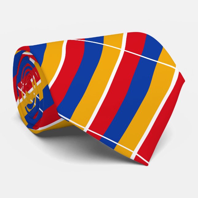 Armenien-Flagge Krawatte (Gerollt)