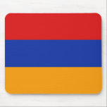 Armenien-Flagge Mousepad<br><div class="desc">Dieser mousepad Entwurf enthält einfach die armenische Flagge. Eine große Weise,  Armenien zurückzurufen während am Computer.</div>