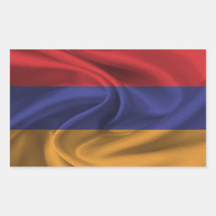 Armenien-Flagge Rechteckiger Aufkleber