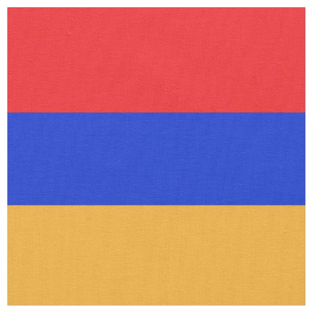 Armenien-Flagge Stoff (Nahaufnahme)