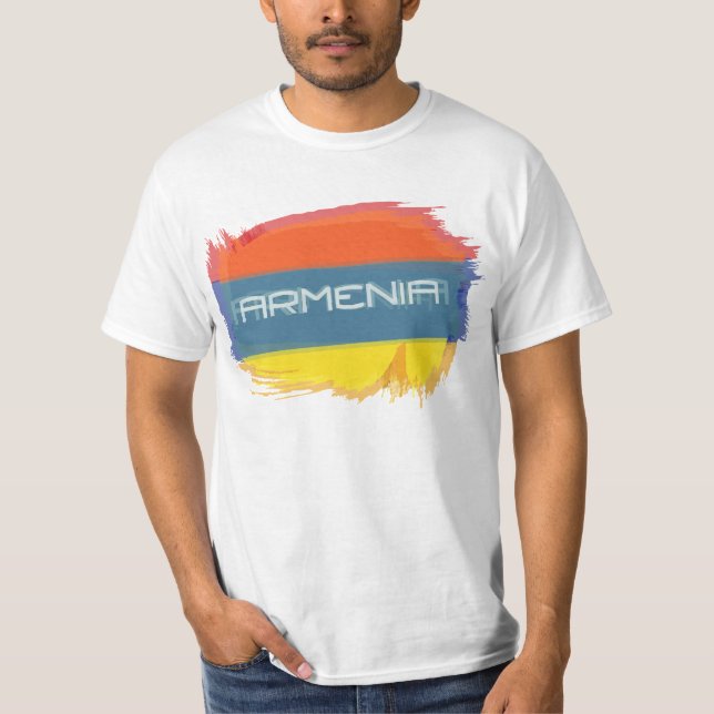 Armenien-Flagge T-Shirt (Vorderseite)