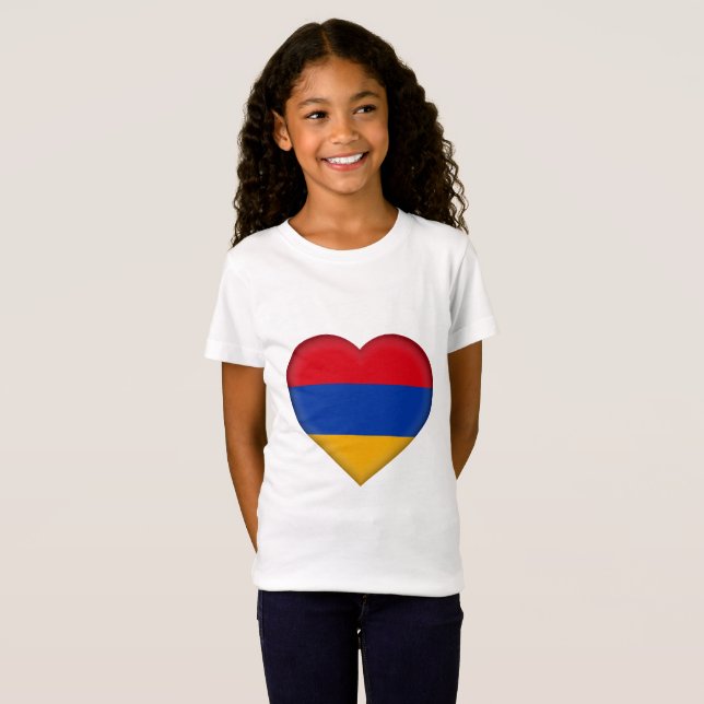 Armenien-Flagge T-Shirt (Vorne ganz)