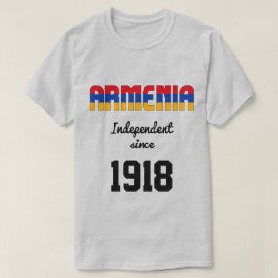 Armenien-Flagge Unabhängigkeitsfeier T-Shirt
