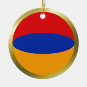Armenien-Flaggen-Ornament Keramik Ornament