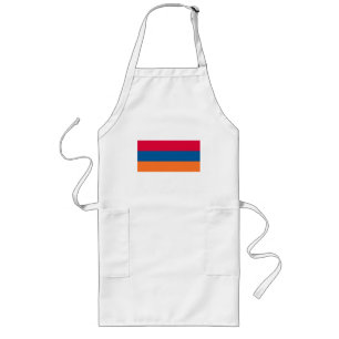 Armenien-Flaggen-Schürze Lange Schürze