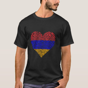Armenien Herz Armenische Wurzeln Armenischer Stolz T-Shirt