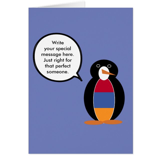 Armenien im Gespräch mit Penguin Personalisiert (Vorne)