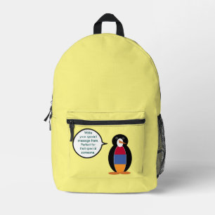 Armenien im Gespräch mit Penguin Personalisiert Bedruckter Rucksack