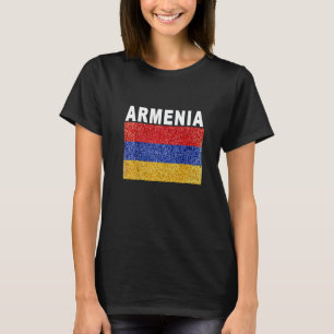 Armenien Künstlerische armenische Flagge T-Shirt
