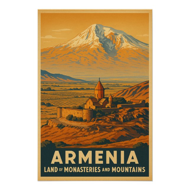 Armenien - Land der Klöster und Berge Poster (Vorderseite)