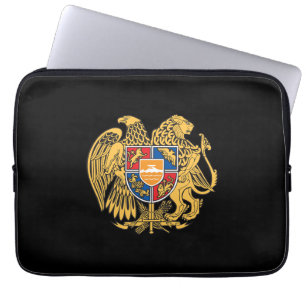 Armenien Landeswappen Symbol Emblem Stern Flagge Laptopschutzhülle