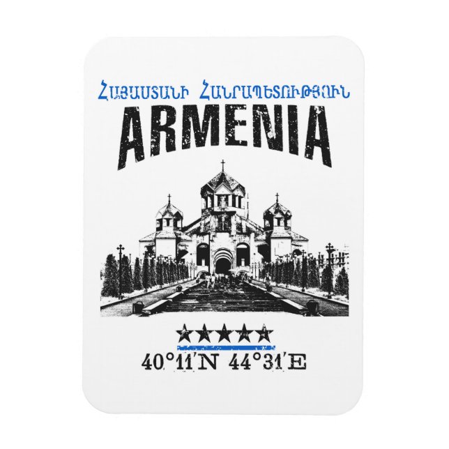 Armenien Magnet (Vertikal)
