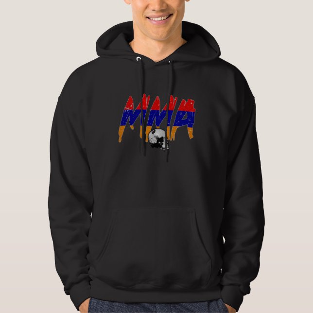Armenien-MIXED MARTIAL ARTS SchädelHoodie Hoodie (Vorderseite)
