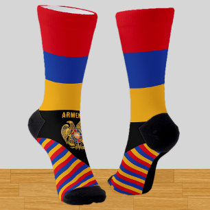 Armenien, Mode, armenische Flagge, patriotisch Socken