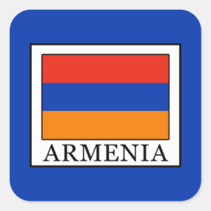 Armenien Quadratischer Aufkleber
