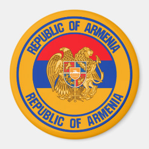 Armenien-Runde Magnet