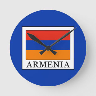 Armenien Runde Wanduhr