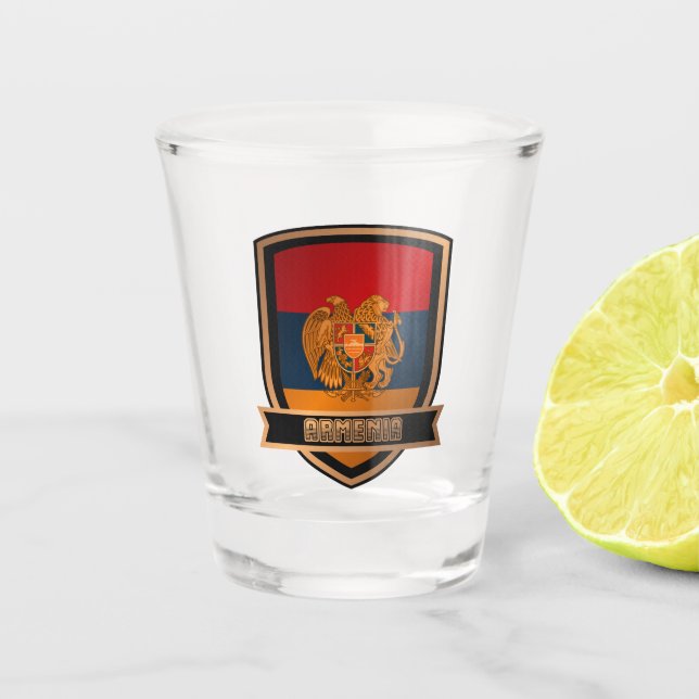 Armenien Schnapsglas (Vorderseite)