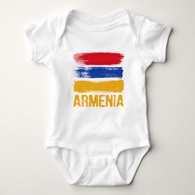 Armenien-Shirts Baby Strampler (Vorderseite)