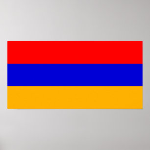 Armenien-Staatsflagge Poster