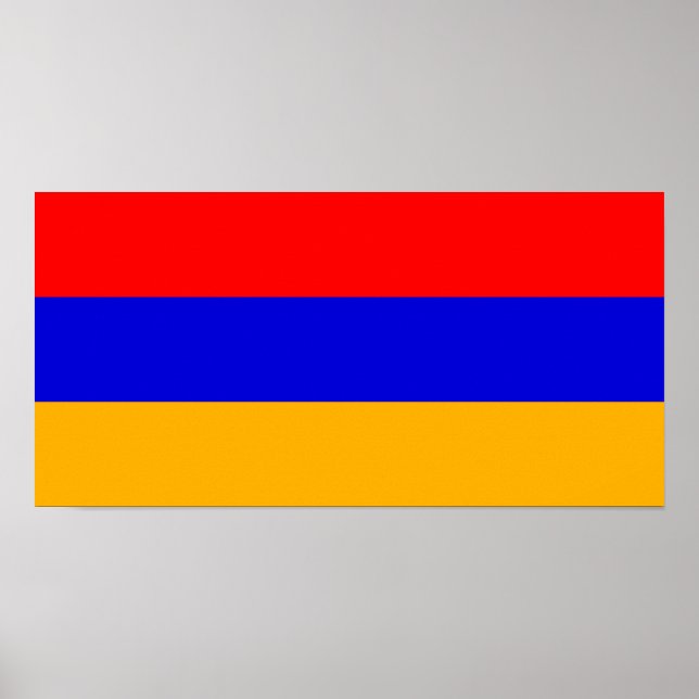 Armenien-Staatsflagge Poster (Vorne)