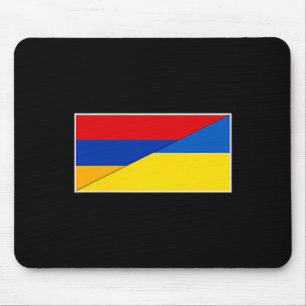 Armenien Ukraine-Flagge Armenische Ukrainische Nat Mousepad
