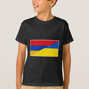 Armenien Ukraine-Flagge Armenische Ukrainische Nat T-Shirt