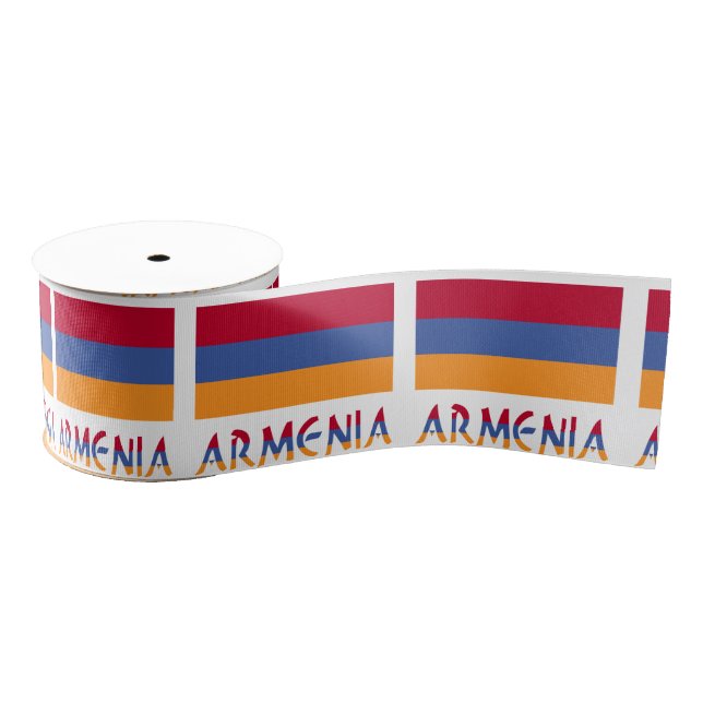 Armenien und Armenien Ripsband (Spule)