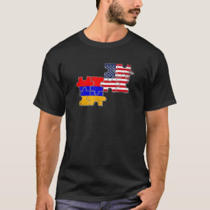 Armenien USA Zuhause Land Armenische Amerikanische T-Shirt