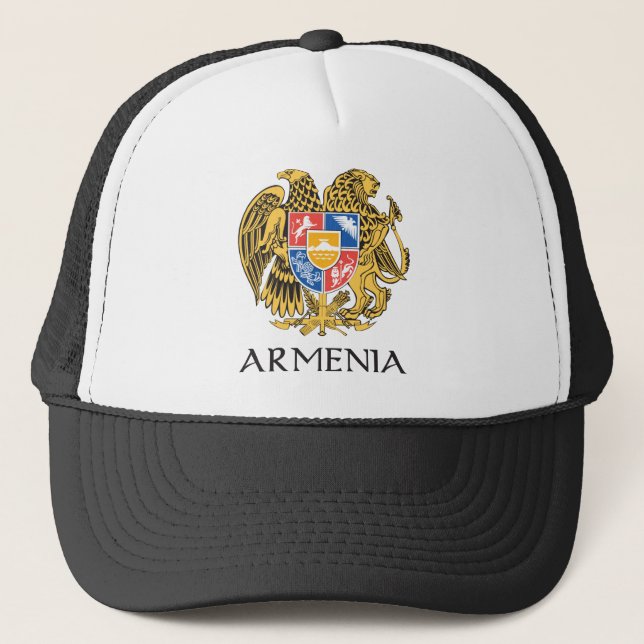 Armenien-Wappen Truckerkappe (Vorderseite)