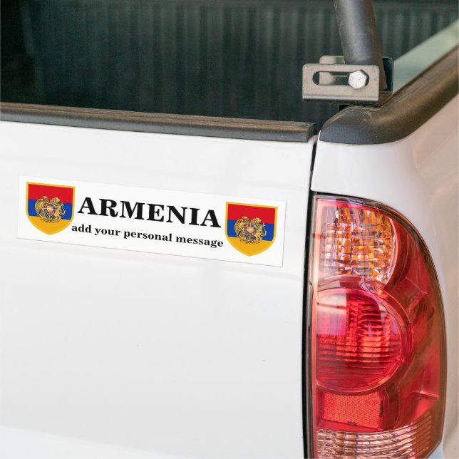 Armenienwappen Autoaufkleber (Auf Lkw)