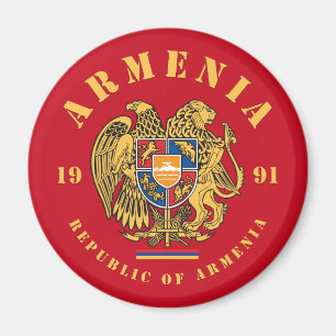 Armenienwappen Magnet