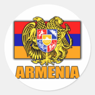 Armenienwappen Runder Aufkleber