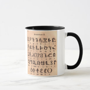 Armenisch-Alphabet Tasse