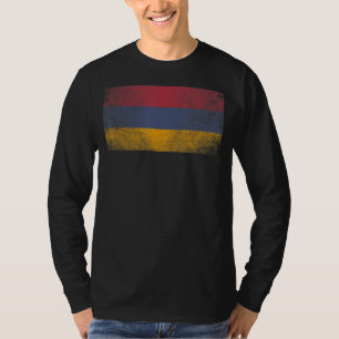Armenisch-Armenische Flagge Prix Country Zuhause M T-Shirt