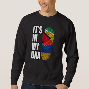 Armenisch und Guyanisch gemischtes DNA-Flaggen-Erb Sweatshirt