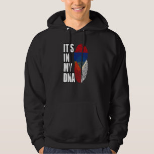 Armenisch und Tschechisch gemischte DNA-Flagge Erb Hoodie