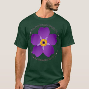 Armenisch Vergiss mich nicht Blume T-Shirt