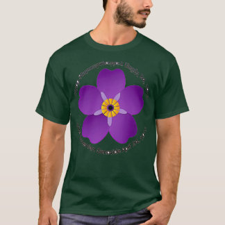 Armenisch Vergiss mich nicht Blume T-Shirt