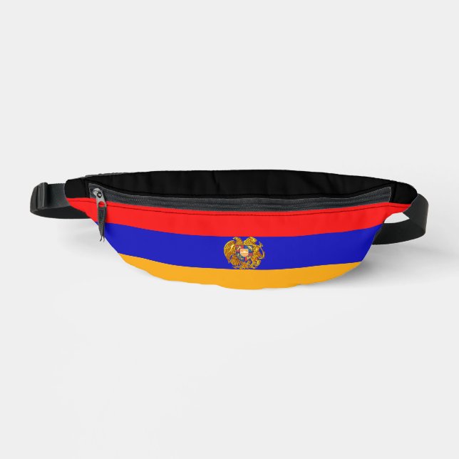 Armenische Fahne Drucksäge Nähtasche Bauchtasche (Vorderseite)