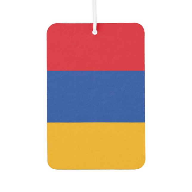 armenische Flagge Autolufterfrischer (Vorderseite)
