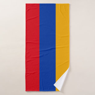 Armenische Flagge Badehandtuch