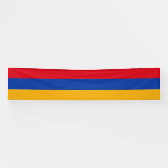 Armenische Flagge Banner (Horizontal)