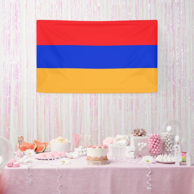 Armenische Flagge Banner (Party)