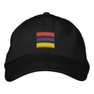 Armenische Flagge Bestickte Baseballkappe