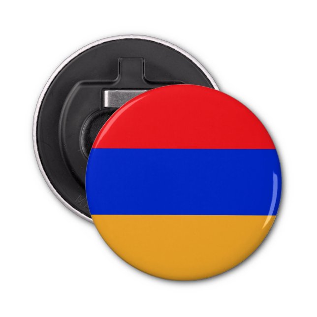 Armenische Flagge Flaschenöffner (Vorderseite)