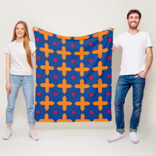 Armenische Flagge Fleecedecke