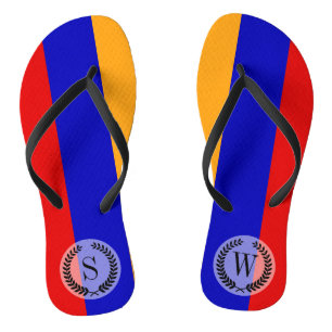 Armenische Flagge Flip Flops