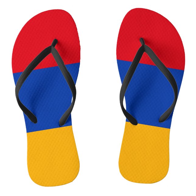 armenische Flagge Flip Flops (Fußbett)